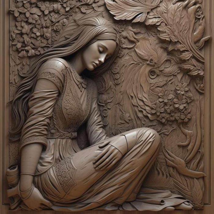 نموذج ثلاثي الأبعاد لآلة CNC 3D Art 